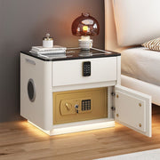 Home Bedroom Multi-functional Smart Safe Bedside Table