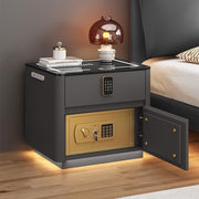 Home Bedroom Multi-functional Smart Safe Bedside Table