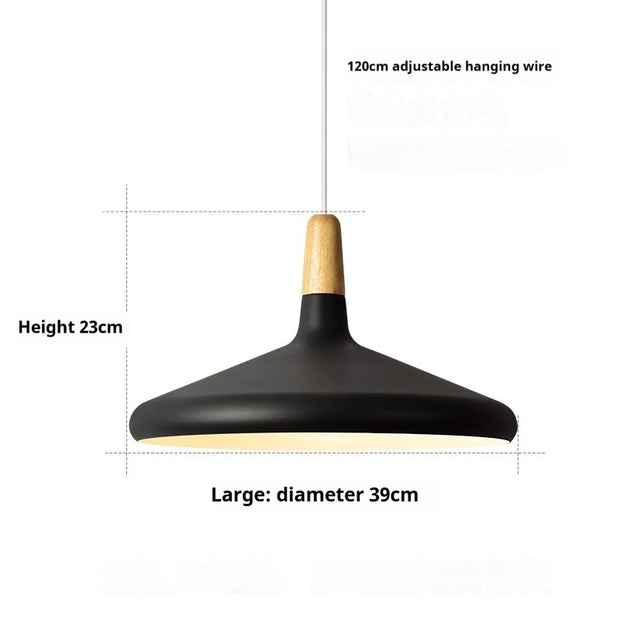 Nordic Denmark Modern Simple Warm Solid Chandeiler
