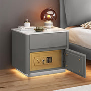 Home Bedroom Multi-functional Smart Safe Bedside Table