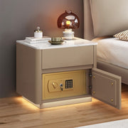 Home Bedroom Multi-functional Smart Safe Bedside Table