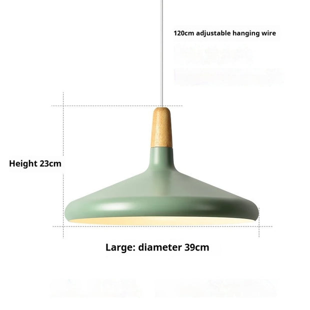 Nordic Denmark Modern Simple Warm Solid Chandeiler